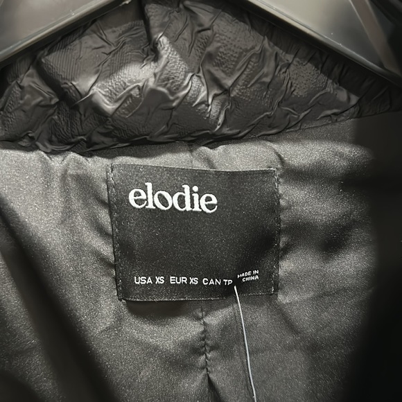 Elodie Black Bomber Jacket - Picture 2 of 3